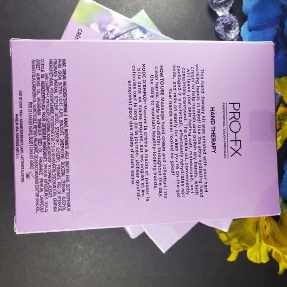 Pro FX Hand Therapy Lotion Scented Cuticle Oil Formula Fresca Lavender 256 - Picture 4 of 10